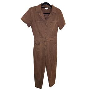 Entro Brown Utility Jumpsuit Size Medium